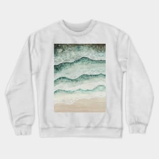 Stormy Sea Waves Crewneck Sweatshirt